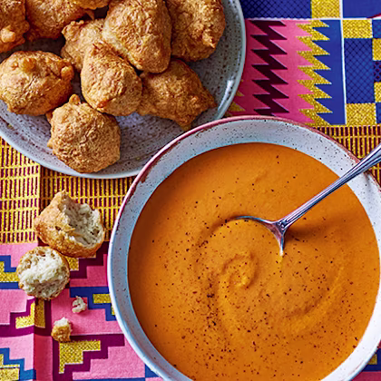 William Chilila’s Butternut Squash Soup with Puff Puffs