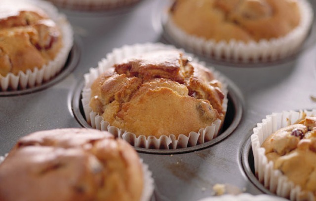 Sour Cherry and Yogurt Muffins
