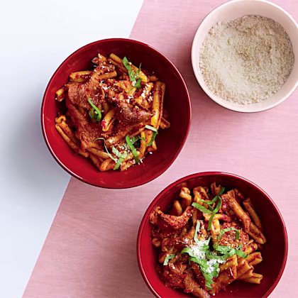 Wild Mushroom and Nduja Salami Pasta