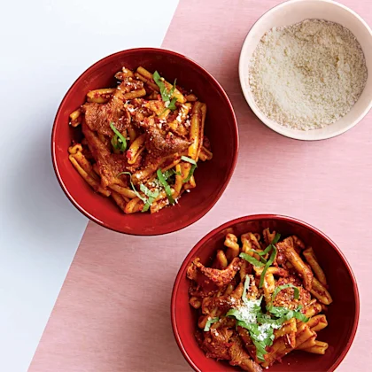 Wild Mushroom and Nduja Salami Pasta