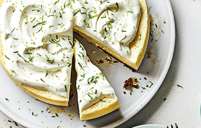 Key lime cheesecake