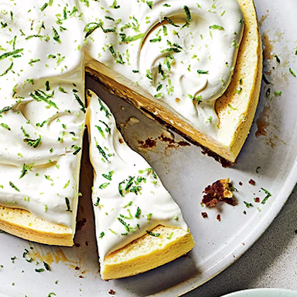Key lime cheesecake