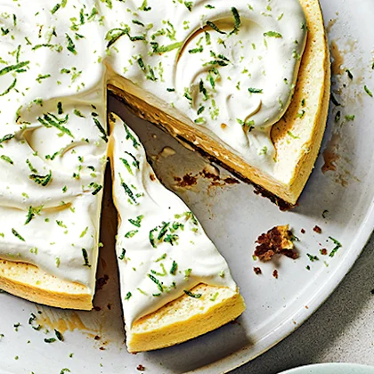 Key lime cheesecake