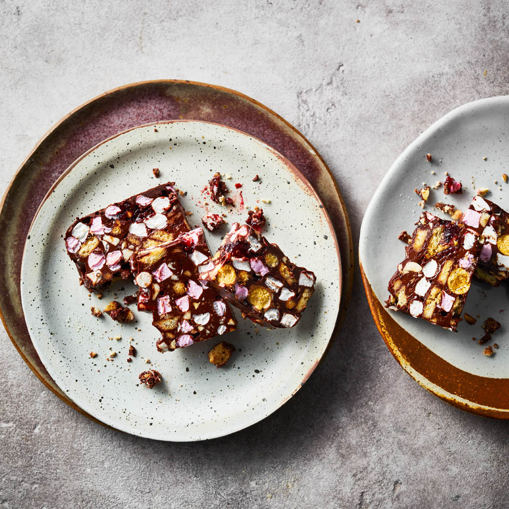 Chocolate and Jam Rocky Road