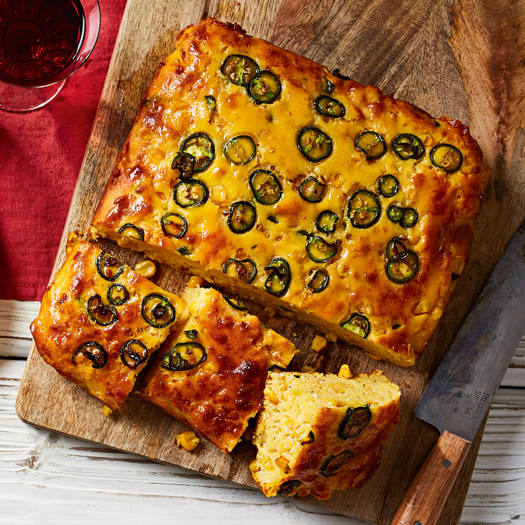 Cheesy Chilli Cornbread