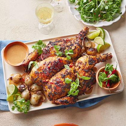 Coconut, Lime and Chilli Spatchcock Chicken