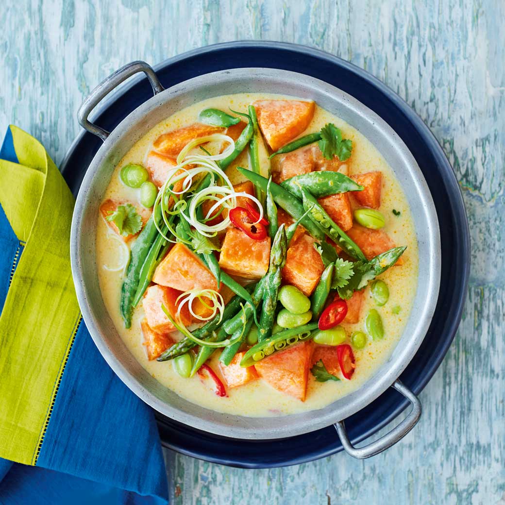 Soy-glazed Butternut Thai Green Curry