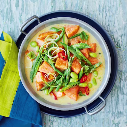 Soy-glazed Butternut Thai Green Curry