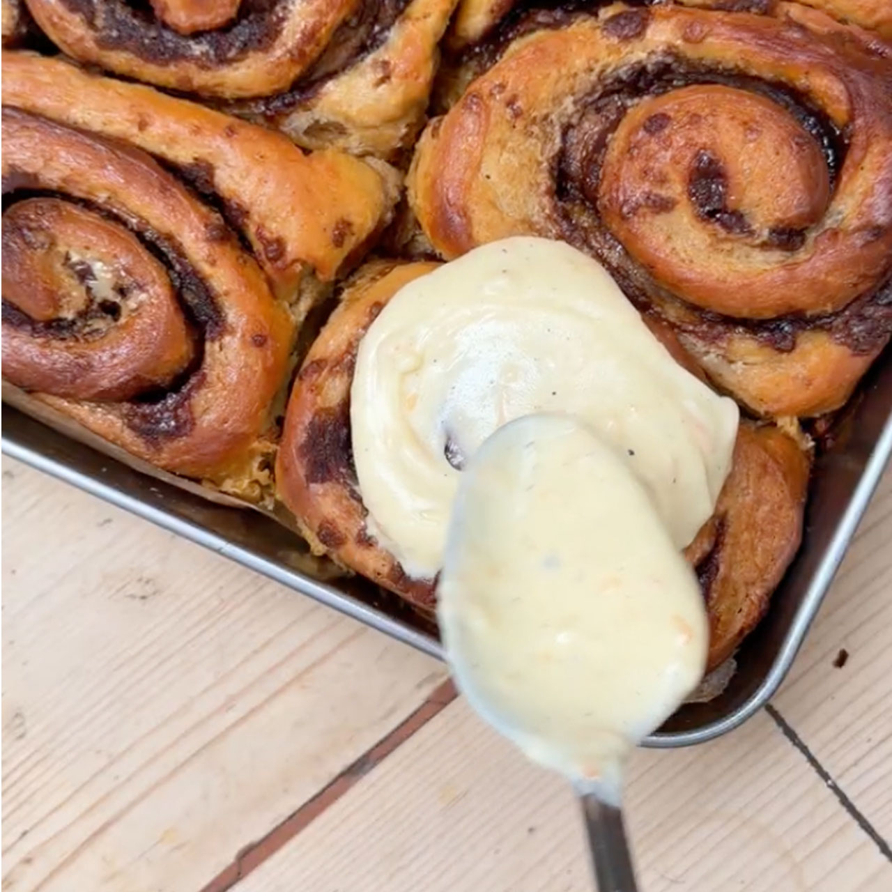 Brown Butter Carrot Cake Cinnamon Rolls