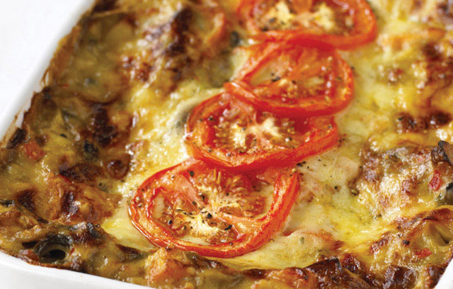 Vegetarian Leek & Mushroom Lasagne