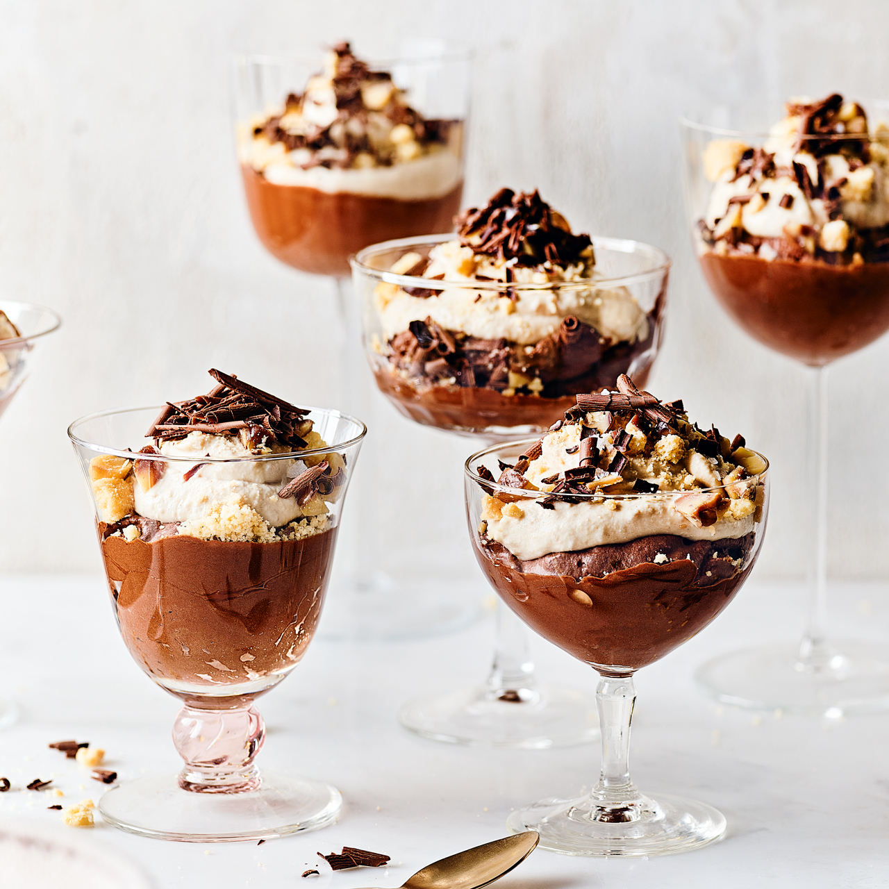 Chocolate Pots with Chestnut Cream