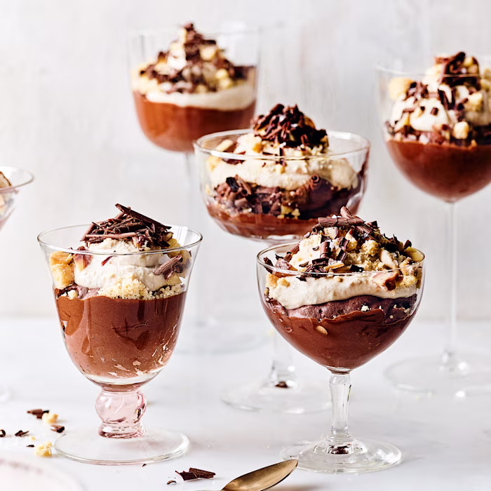 Chocolate Pots with Chestnut Cream