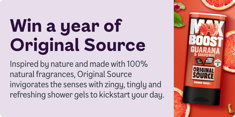 Win a year of Original Source