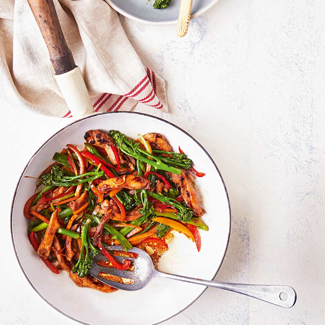 Sesame Teriyaki Chicken Stir Fry