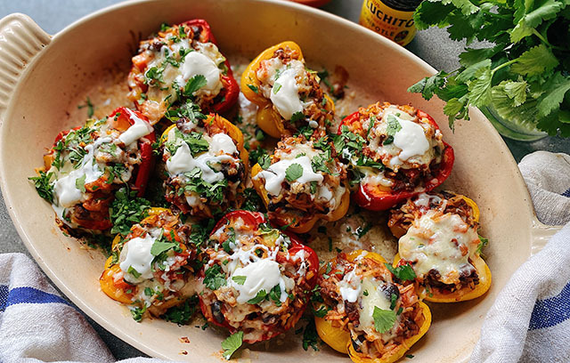 Chilli Stuffed Peppers