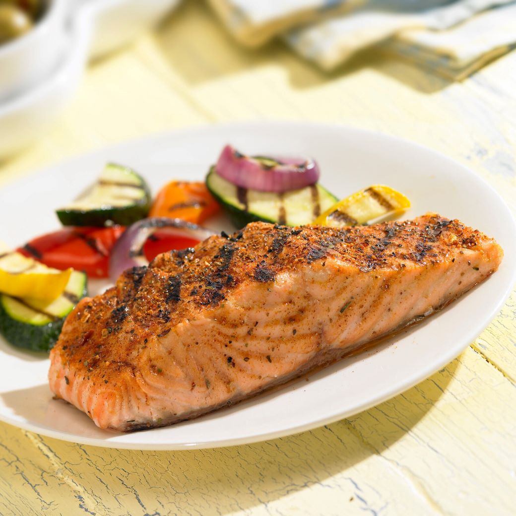 Grilled OLD BAY Lemon Salmon