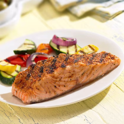 Grilled OLD BAY Lemon Salmon