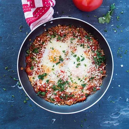 Isle of Wight Tomatoes Shakshuka