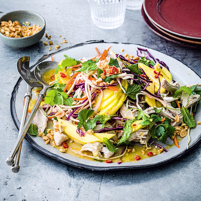 Dominique Woolf’s Thai Turkey and Mango Salad with Zingy Clementine Dressing