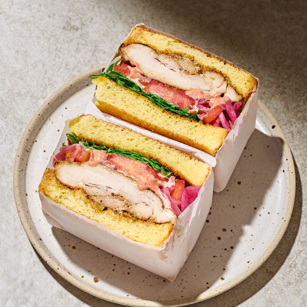 Chicken Adobo Sando with Sarap Sauce