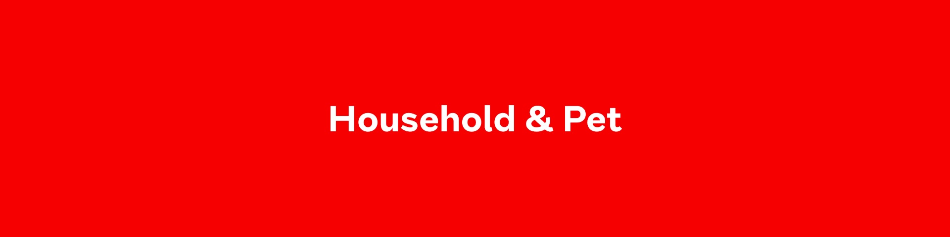 Household & Pet