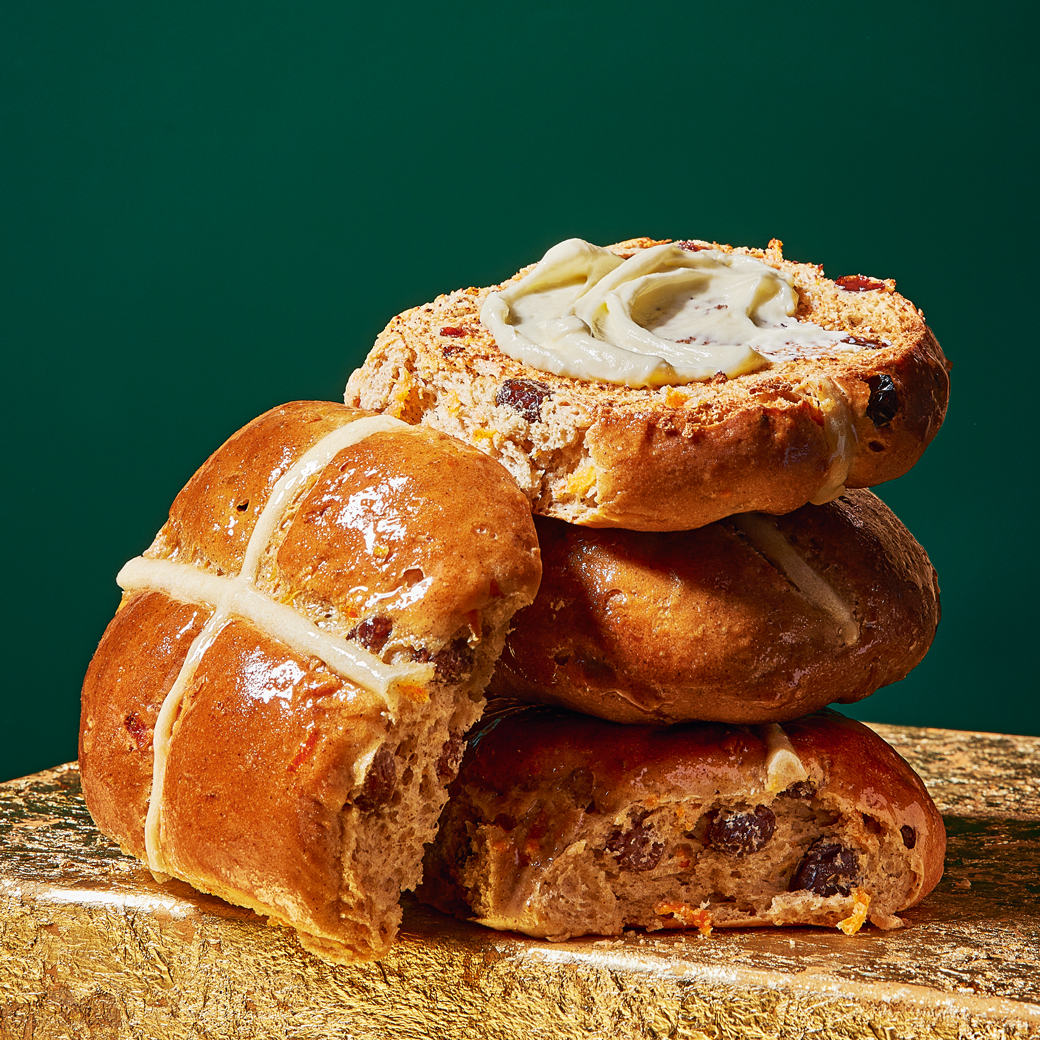 Carrot Hot Cross Buns