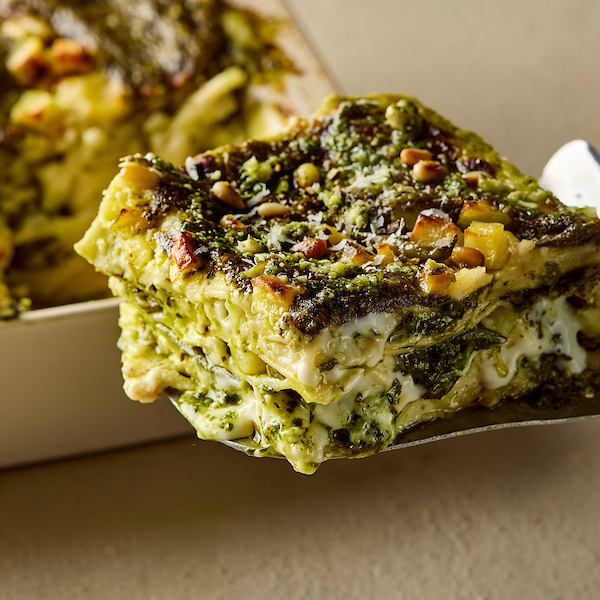 Lasagne with Basil Pesto