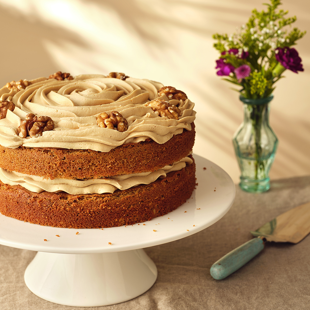 Coffee and Walnut Cake
