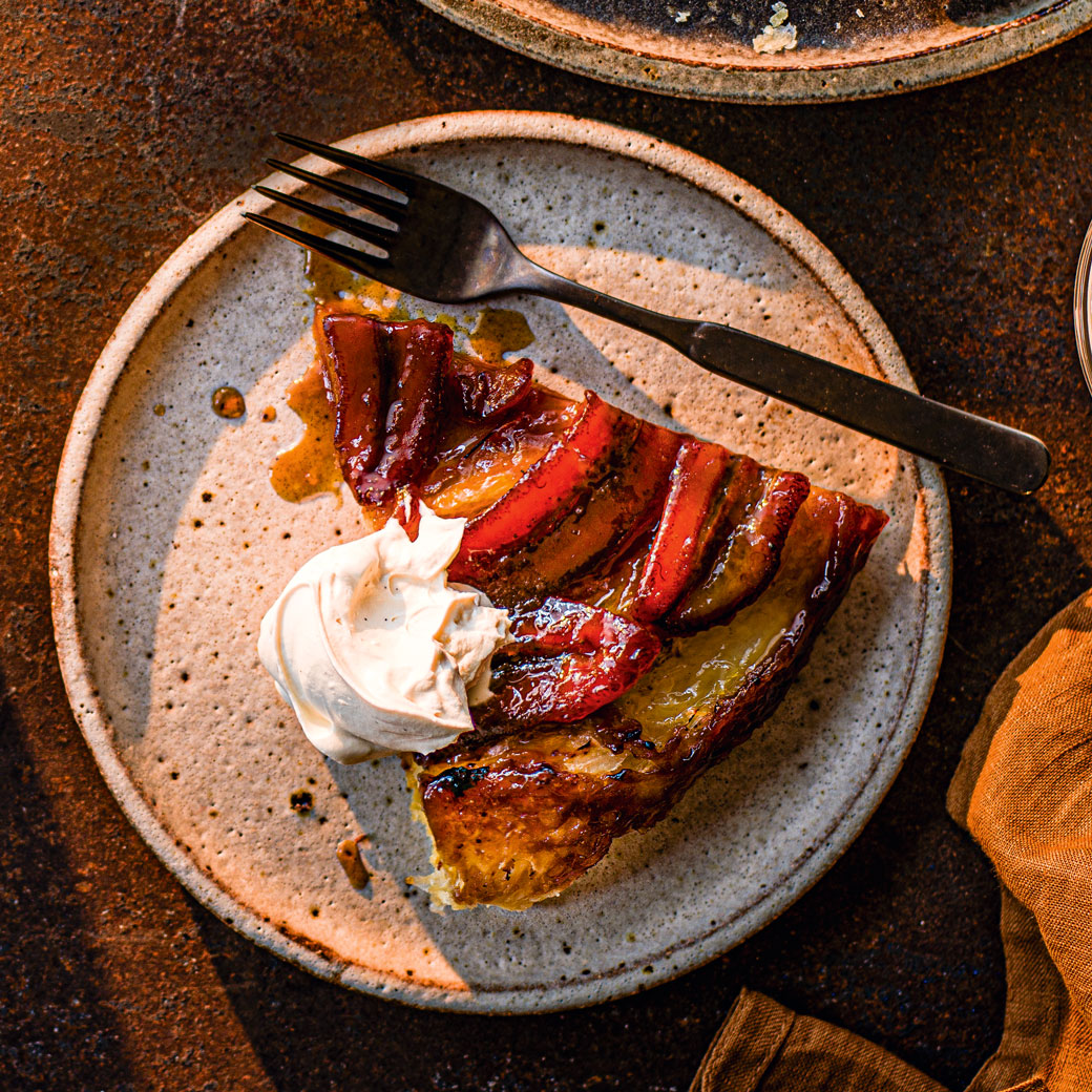 Banana and Whisky Tarte Tatin 