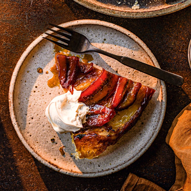 Banana and Whisky Tarte Tatin