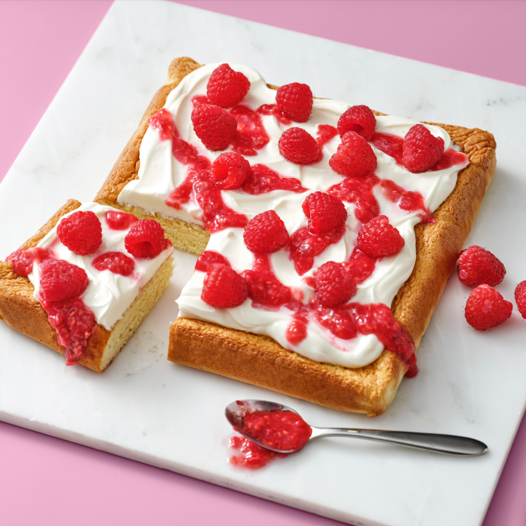 Raspberry Ripple Cake