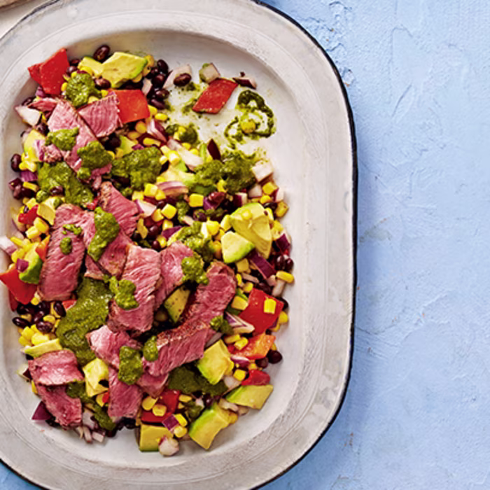 Argentinian Steak and Chimichurri Salad