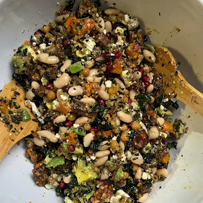 Air Fryer Bean Salad