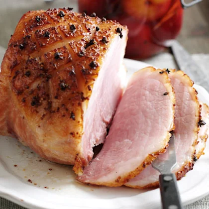 Rowse Honey Glazed Ham with Pickled Plums