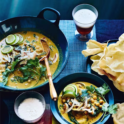 Cashew Butter Chickpea Curry