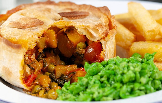 So Vegan's Veggie Curry Pies with Tideford Organics Vegan Rogan Josh