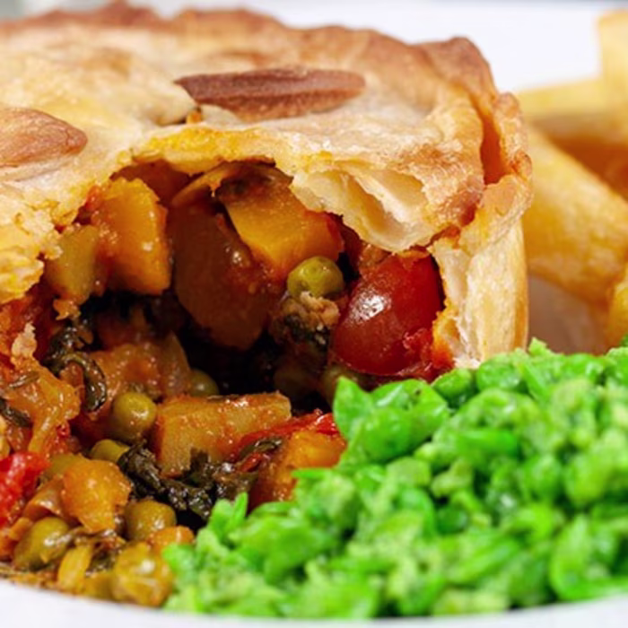 So Vegan's Veggie Curry Pies with Tideford Organics Vegan Rogan Josh