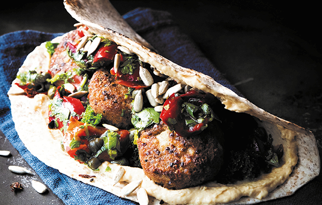 Ramona's Super Falafel Wrap