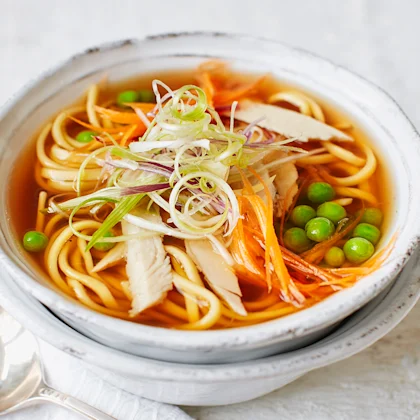 Turkey & Spring Onion Noodle Soup
