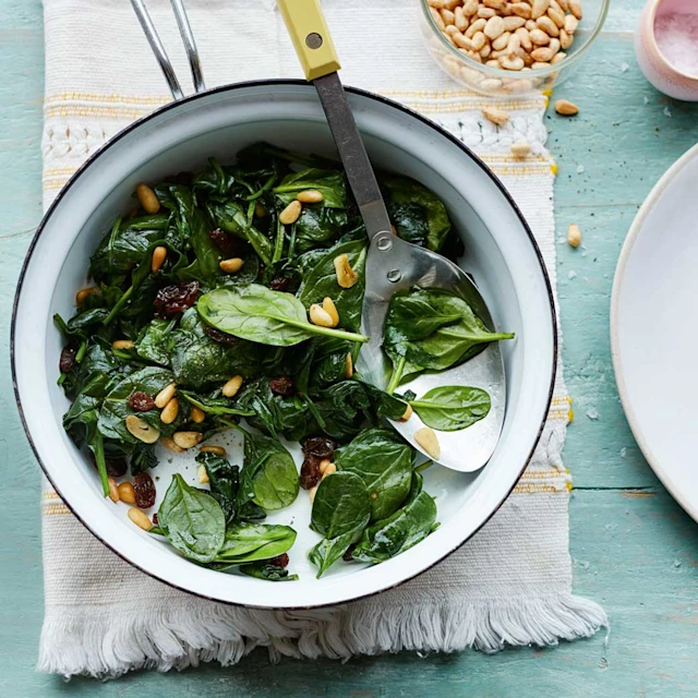 Catalan Style Spinach