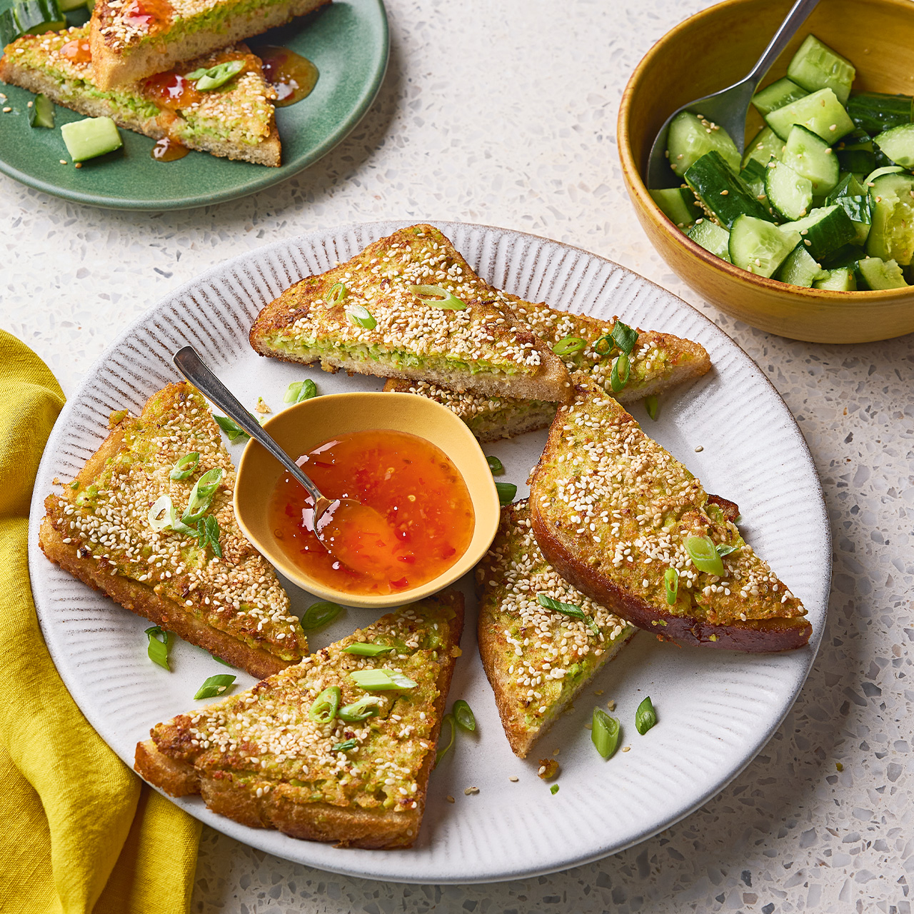 Edamame Prawn Toast
