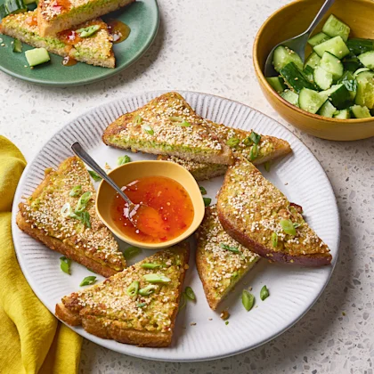 Edamame Prawn Toast