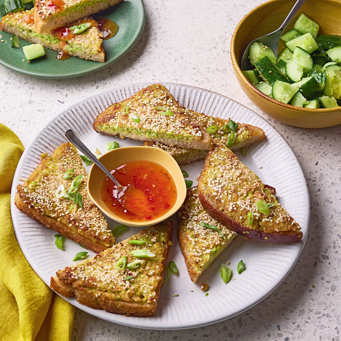 Edamame Prawn Toast