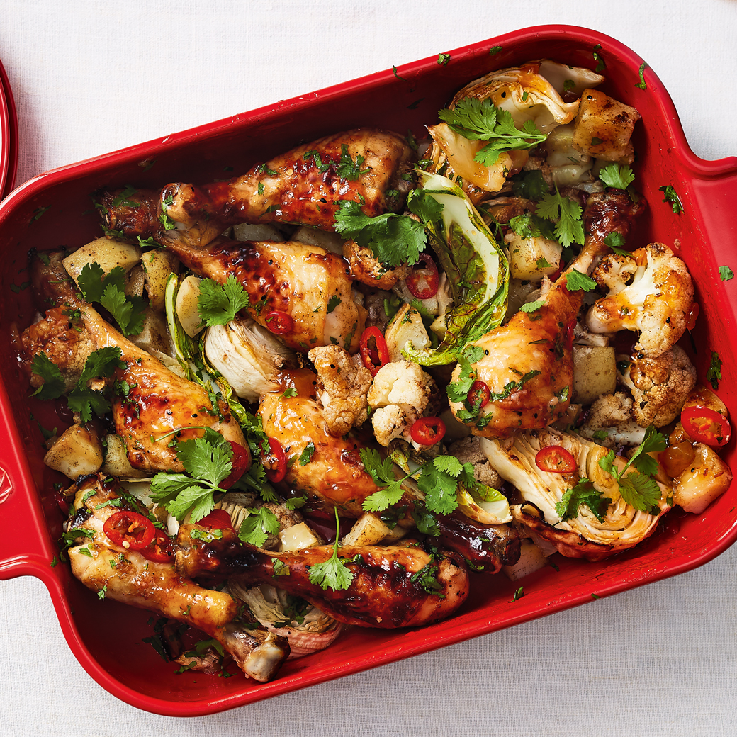 Mango Chicken Traybake