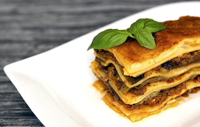 Beef & Aubergine Lasagne