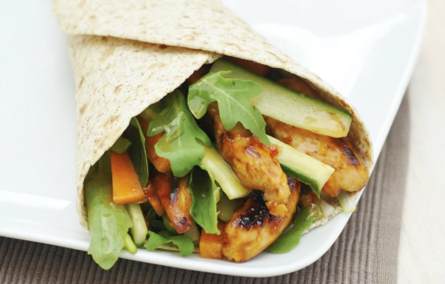 Sweet Chilli and Soy Chicken Wrap