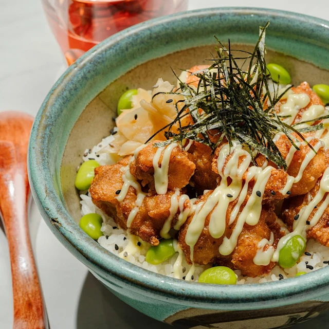 Japanese Fried Chicken Teriyaki Rice Bowl