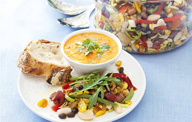 Bean and Pesto Salad