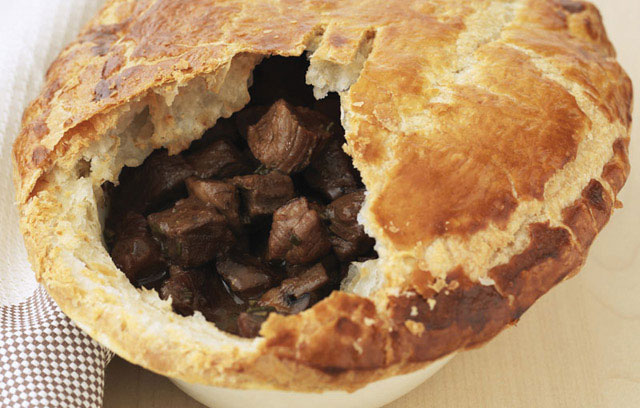 Steak, Mushroom, and Ale Pie