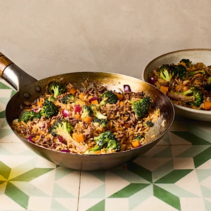 Sticky Beef and Broccoli Rice
